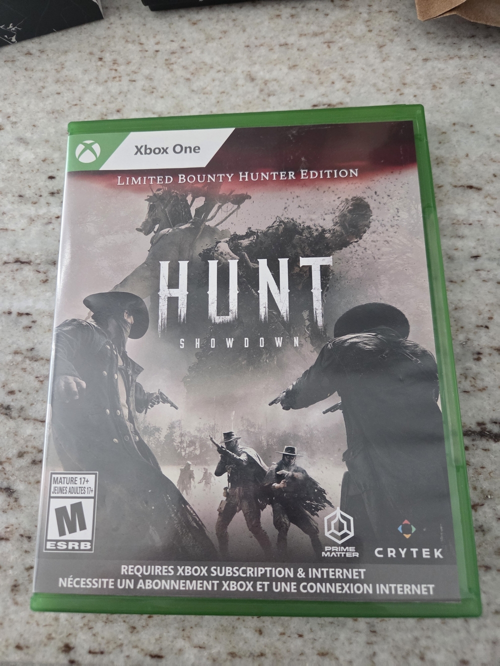 Microsoft Xbox One - Green Case "Hunt: Showdown" Limited Bounty Hunter Edition